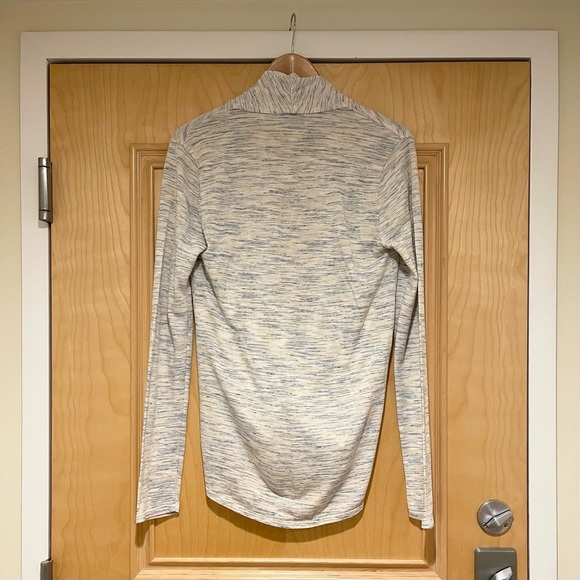 Anthropologie Saturday/Sunday Elsa Marled Wrap Top - Picture 2 of 7